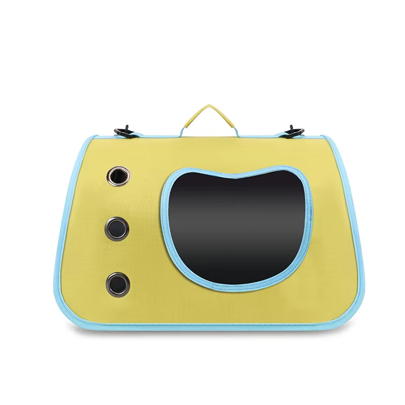 Portable Outdoor Pet Carrier Bag for Small Dogs and Cats, Foldable and Breathable