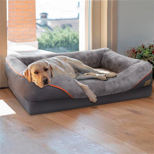 Jumbo Large Orthopedic Dog Bed Memory Foam Pet Sofa Couch Waterproof