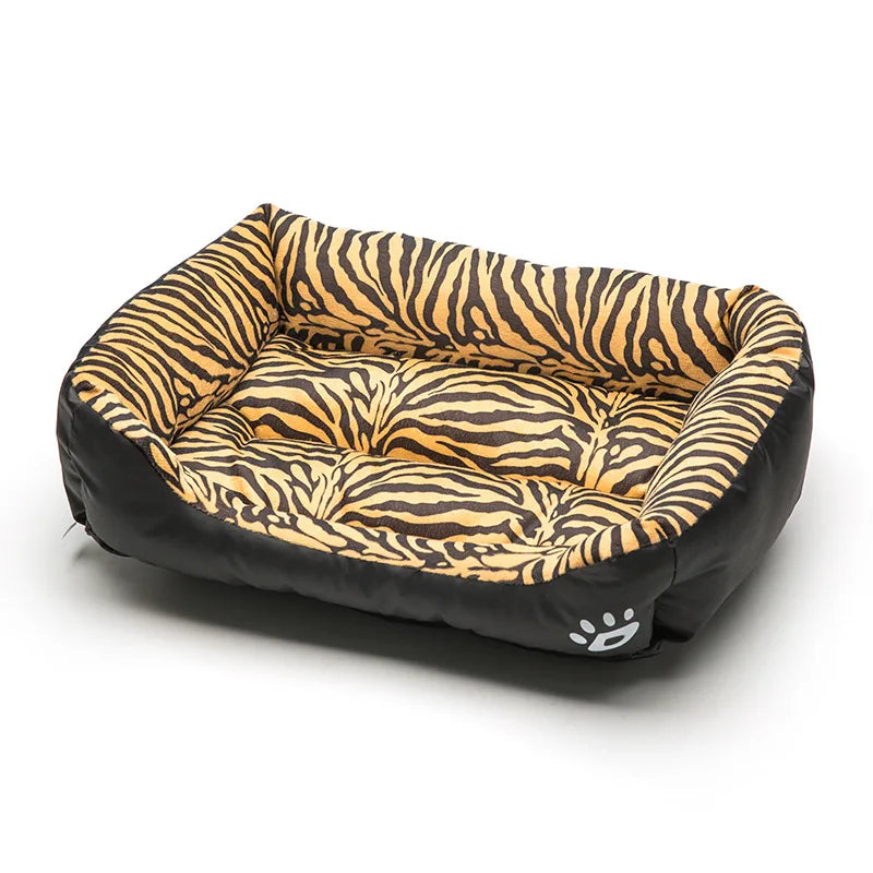 Large Cat/Dog Plush Kennel Bed Washable