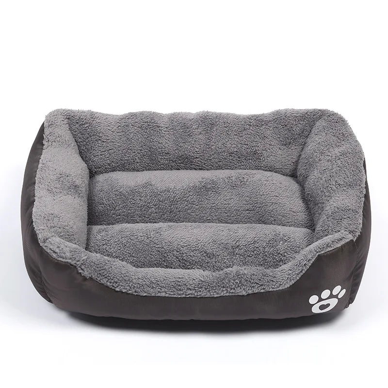 Large Cat/Dog Plush Kennel Bed Washable
