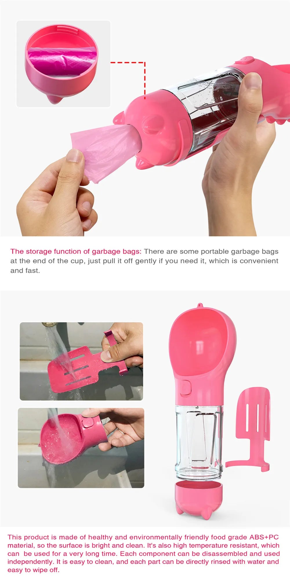 Multifunction Pet Water Dispenser Feeder for Dogs / Cats