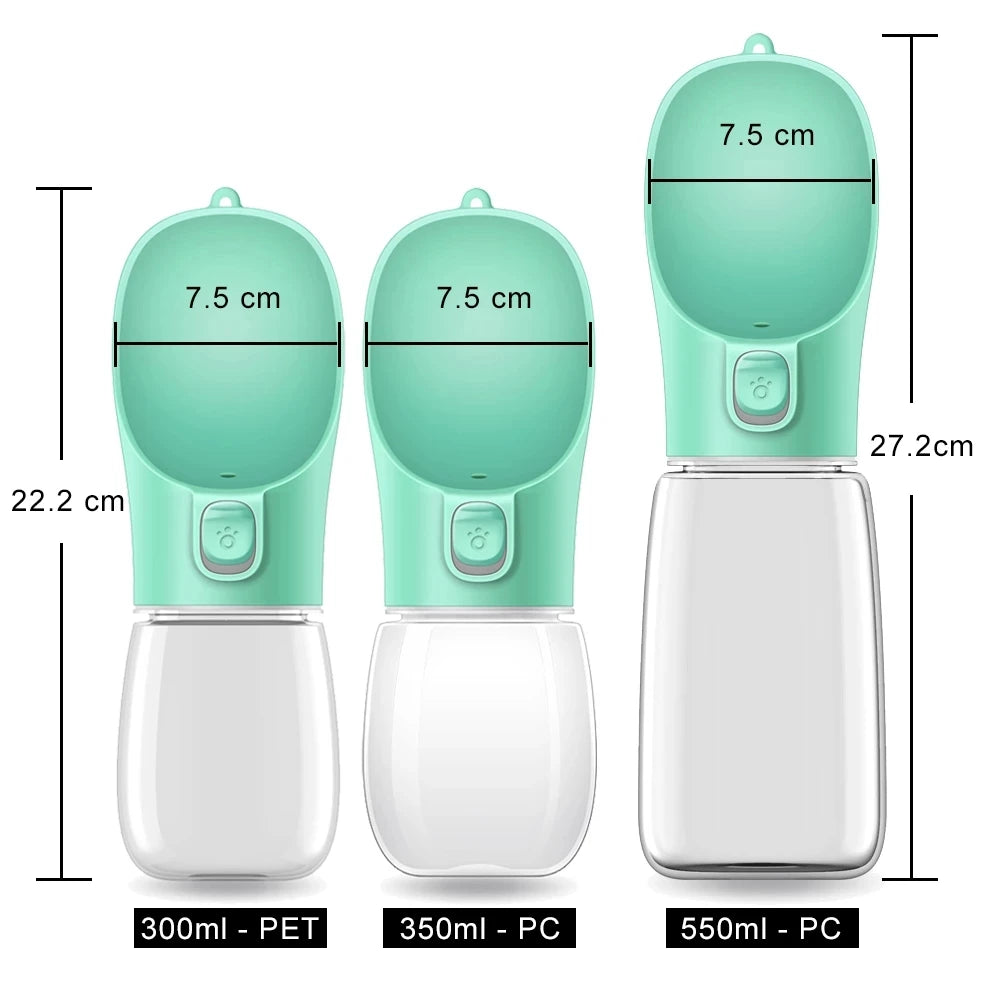 Portable Dog Water Bottle for Small Large Dogs Outdoor Leakproof Walking Drinking Bowls