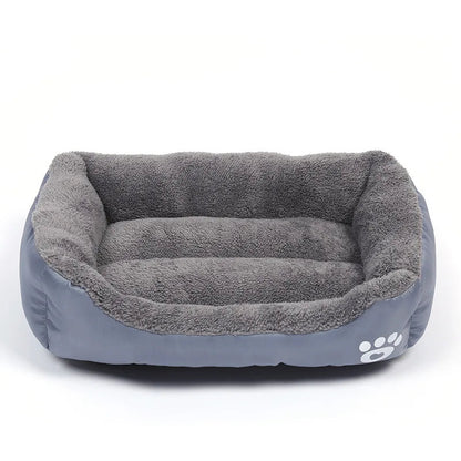 Large Cat/Dog Plush Kennel Bed Washable