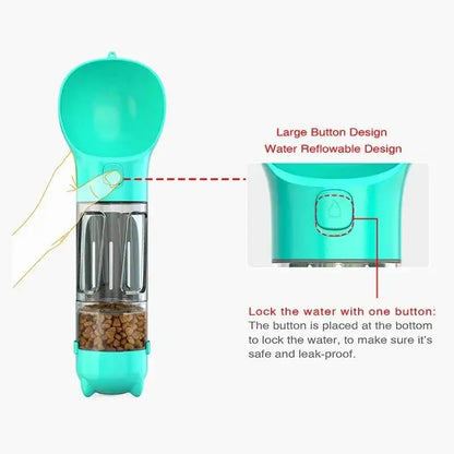 Multifunction Pet Water Dispenser Feeder for Dogs / Cats