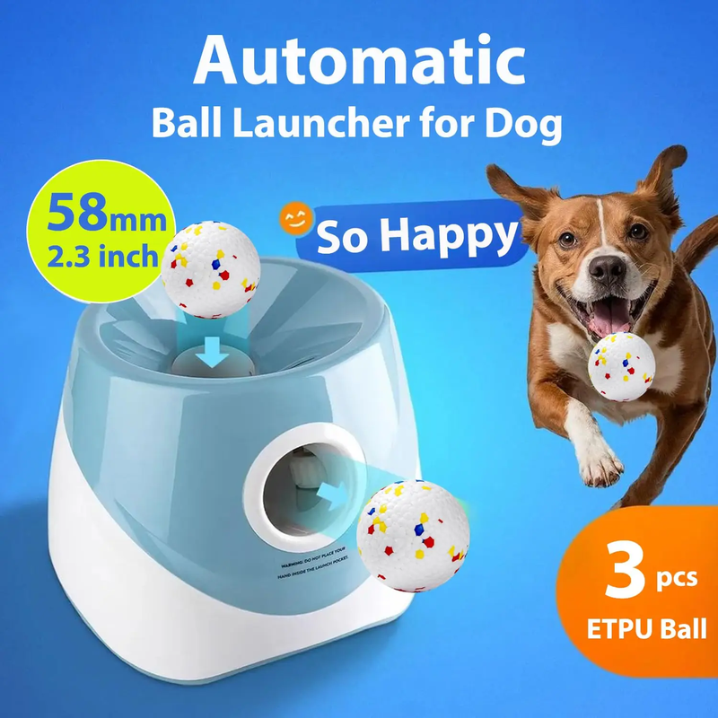 Dog Automatic Rechargeable Tennis Ball Launcher / Throwing Machine