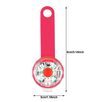 Dog Collar - Anti Loss LED Flashing Light Waterproof Rechargeable Pendant