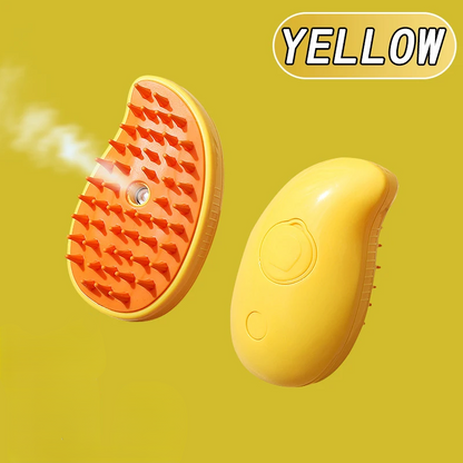 Cat Electric Steam Massage Hair Brush 3 in 1 - Grooming Brush / Comb/Spray