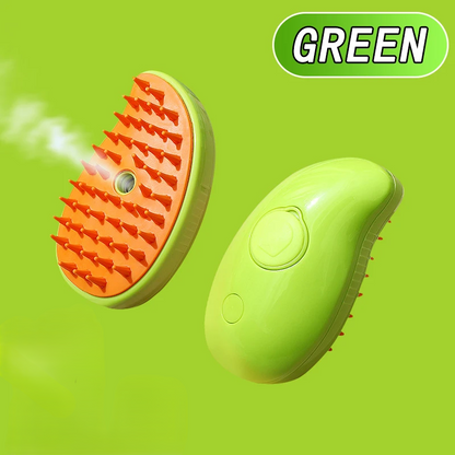 Cat Electric Steam Massage Hair Brush 3 in 1 - Grooming Brush / Comb/Spray