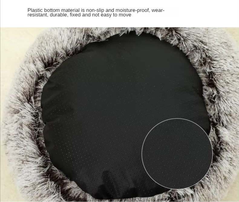 Soft Plush Warm Cat Cave with Cover for Cats, Small Dogs, 2 in 1