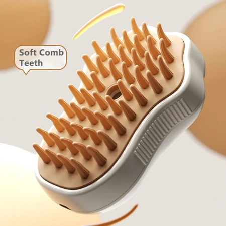 Pet Steam Brush 3 in 1  Electric Spray  Hair Brush Comb Massage Grooming Tool