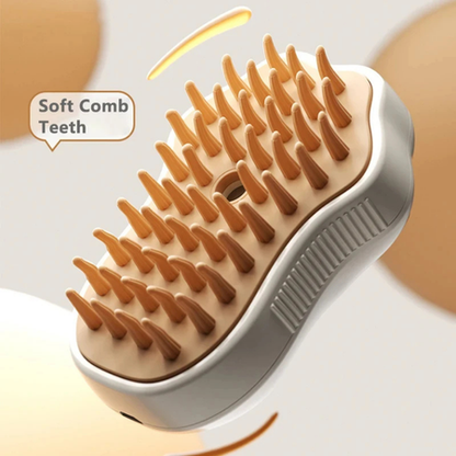 Pet Steam Brush 3 in 1  Electric Spray  Hair Brush Comb Massage Grooming Tool