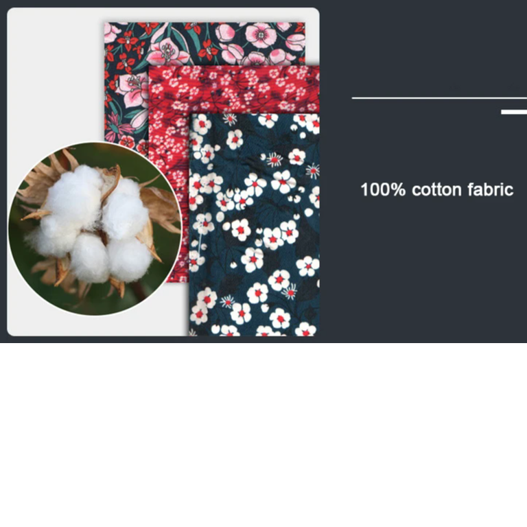 Pet Harness Floral No Pull Cotton Fabric Breathable and Reflective