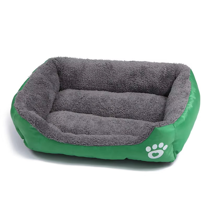 Large Cat and Dog Plush Kennel Bed Washable