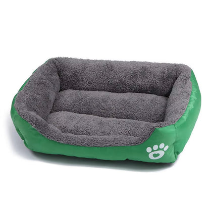 Large Cat and Dog Plush Kennel Bed Washable