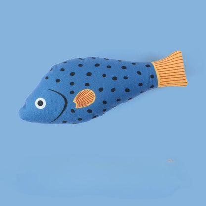 Catnip 3D Simulation Fish Toy for Cats - Interactive Sound