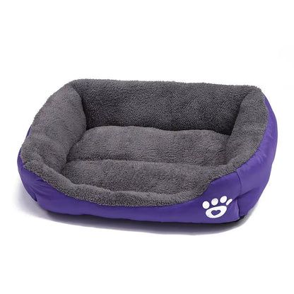 Large Cat/Dog Plush Kennel Bed Washable