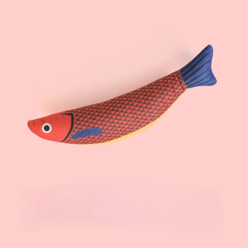 Catnip 3D Simulation Fish Toy for Cats - Interactive Sound
