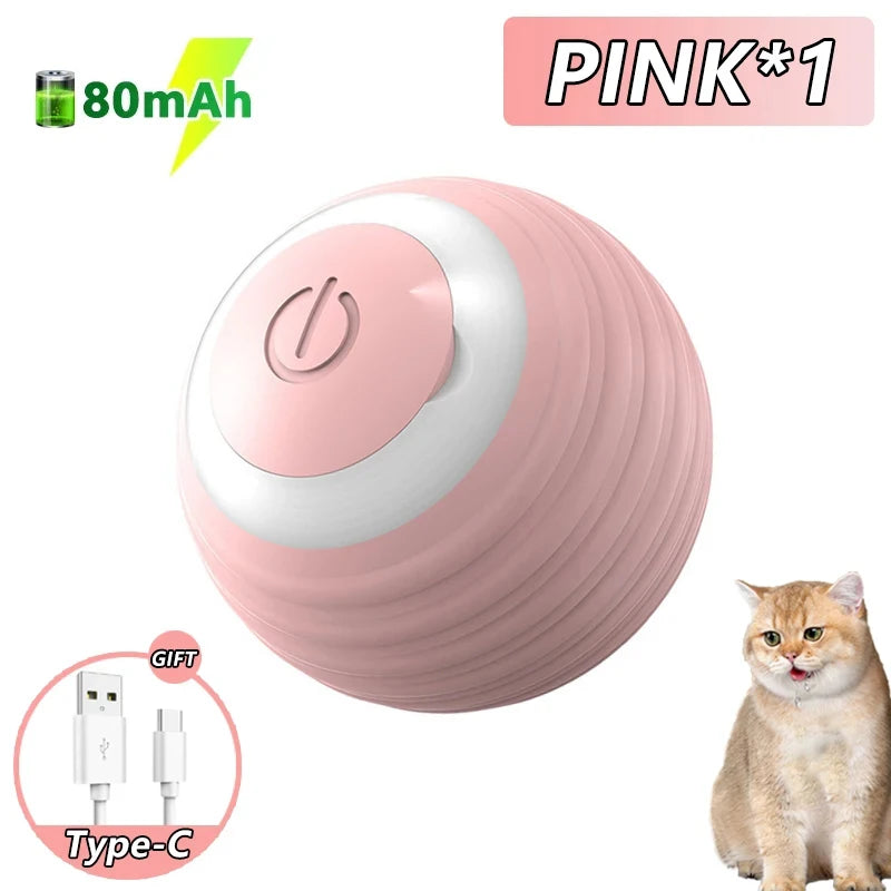 Cat Interactive Indoor Ball Automatic Rolling Smart Magic Ball