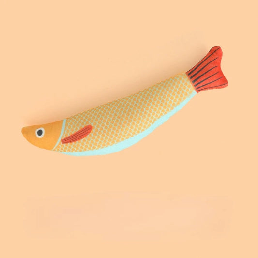 Catnip 3D Simulation Fish Toy for Cats - Interactive Sound