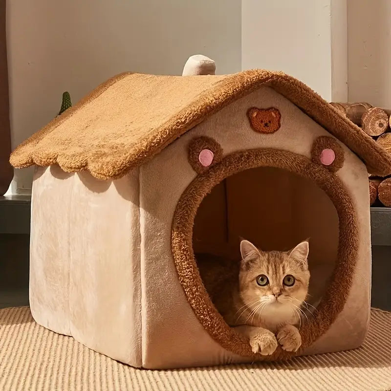 Indoor Warm Soft House - with Removable Cushion, Suitable for Dogs / Cats