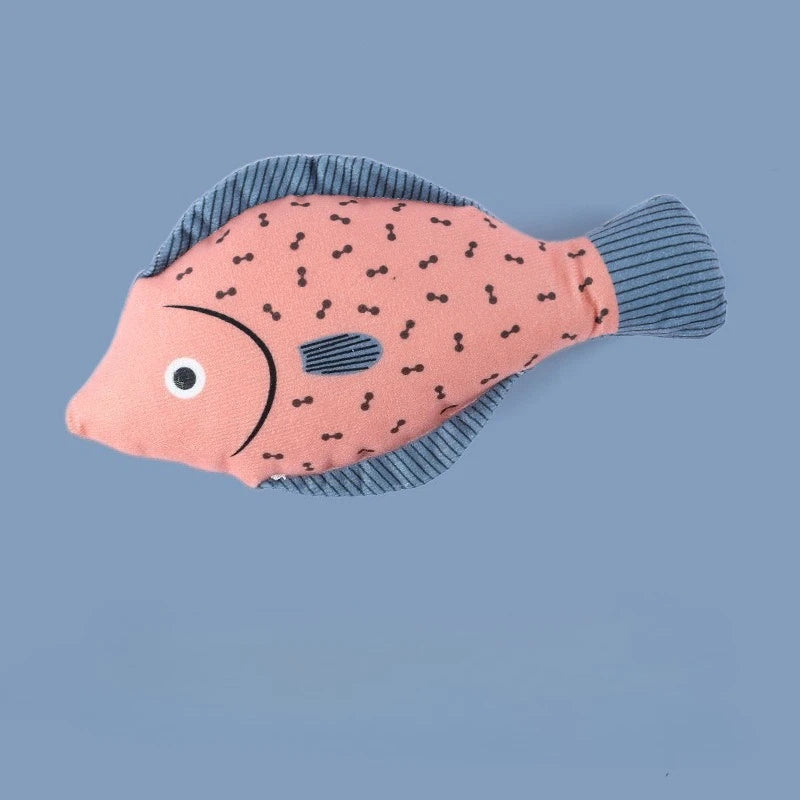 Catnip 3D Simulation Fish Toy for Cats - Interactive Sound