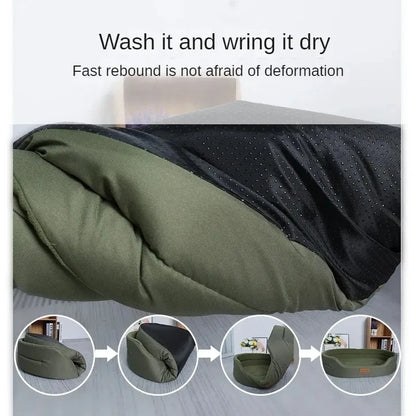 CloudBed Waterproof Dog Bed Washable Square Pet Sofa