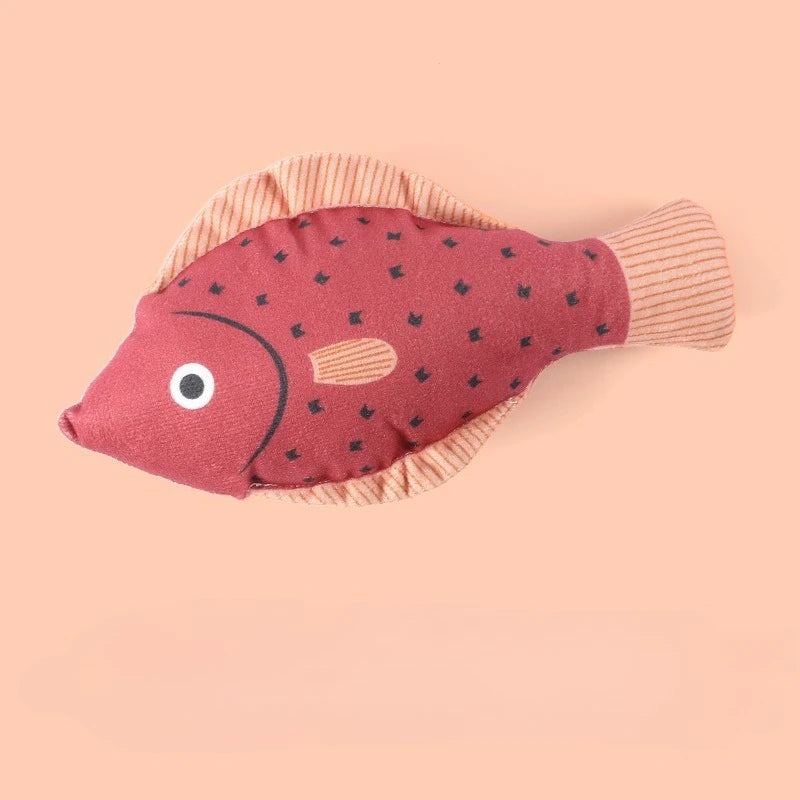 Catnip 3D Simulation Fish Toy for Cats - Interactive Sound