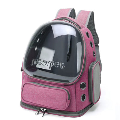 Transparent Breathable Pet Carrier for Cats / Small Dogs