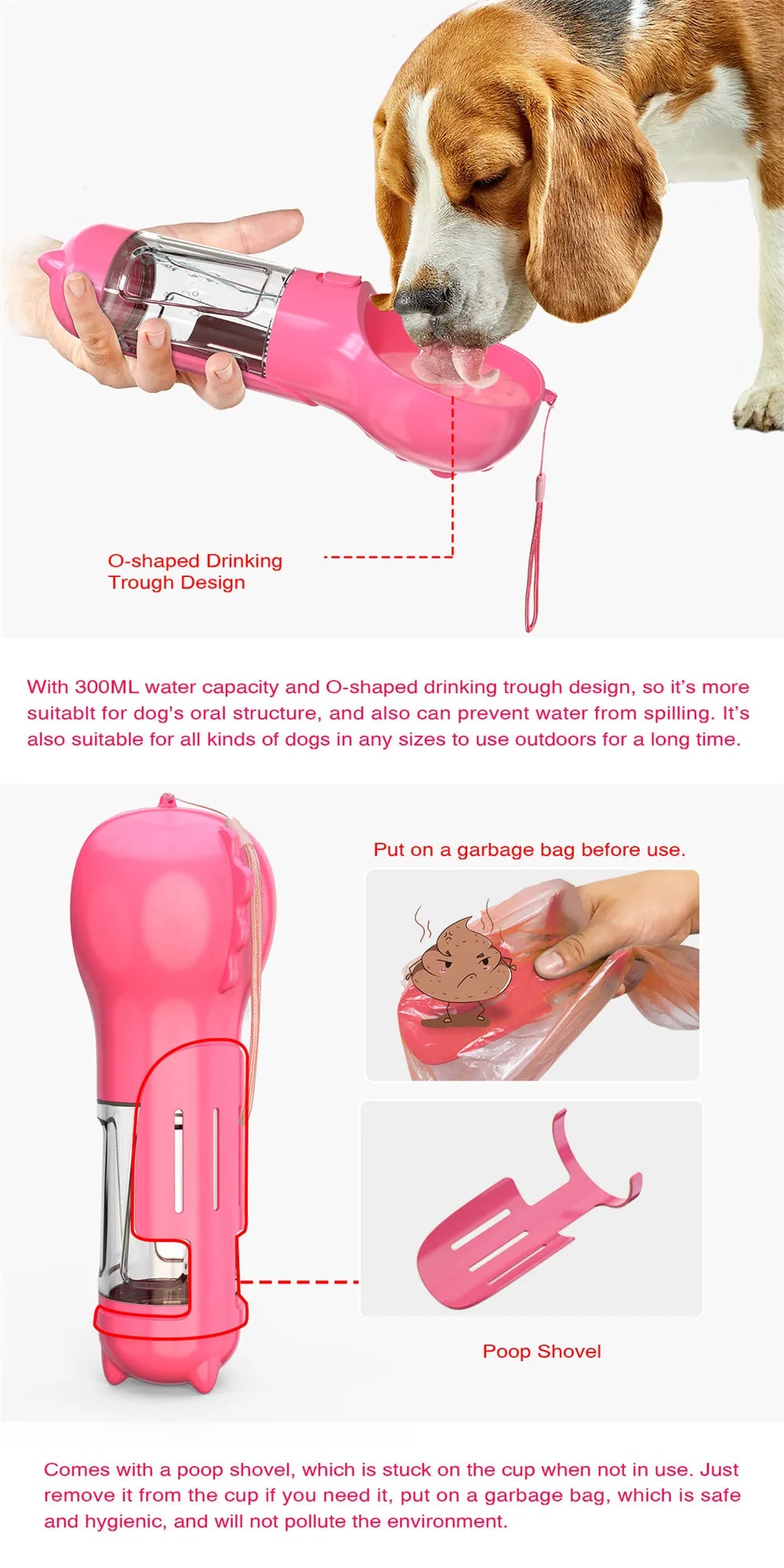 Multifunction Pet Water Dispenser Feeder for Dogs / Cats