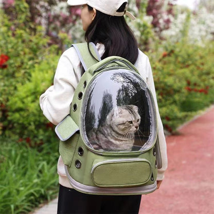 Transparent Breathable Pet Carrier for Cats / Small Dogs