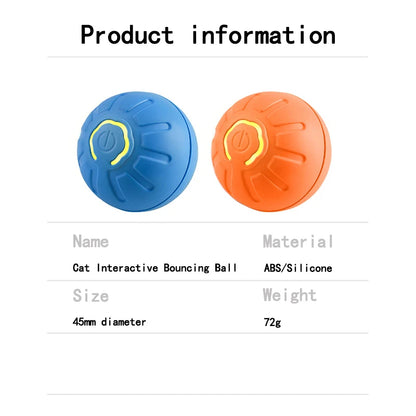 Cat Interactive Bouncing Ball Automatic Rolling Magic Ball