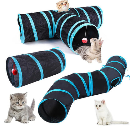 Cat Tunnel - Foldable Breathable Drill Barrel for Indoor