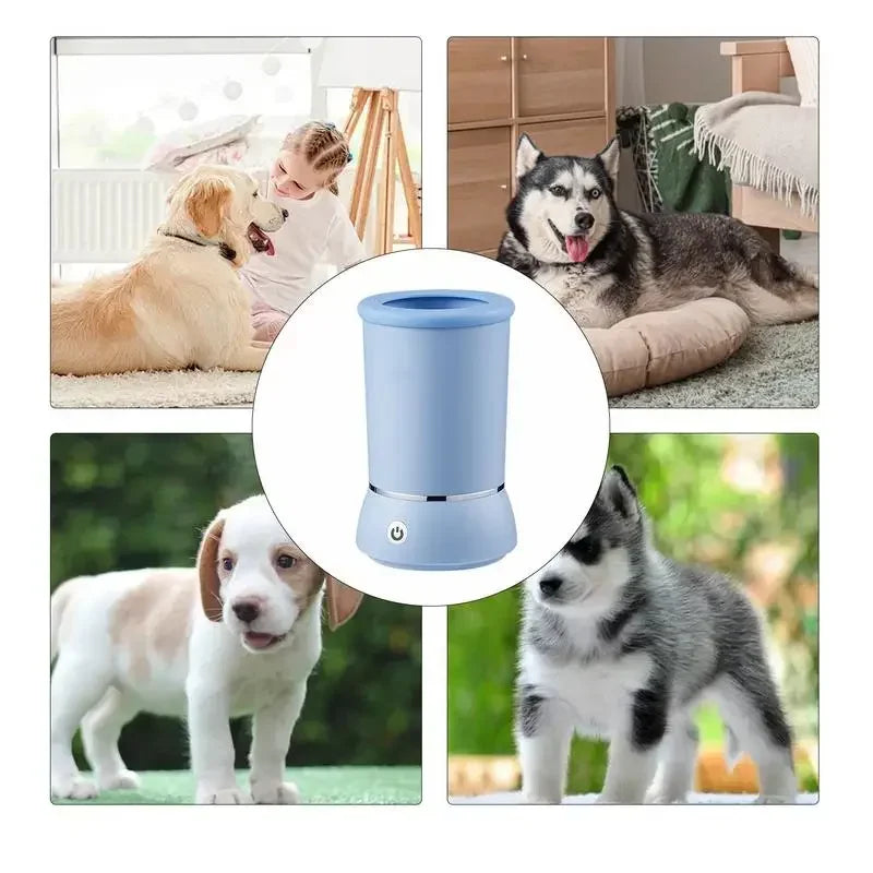 Electrical Automatic Portable Pet Feet Washer Low Noise for Dogs / Cats