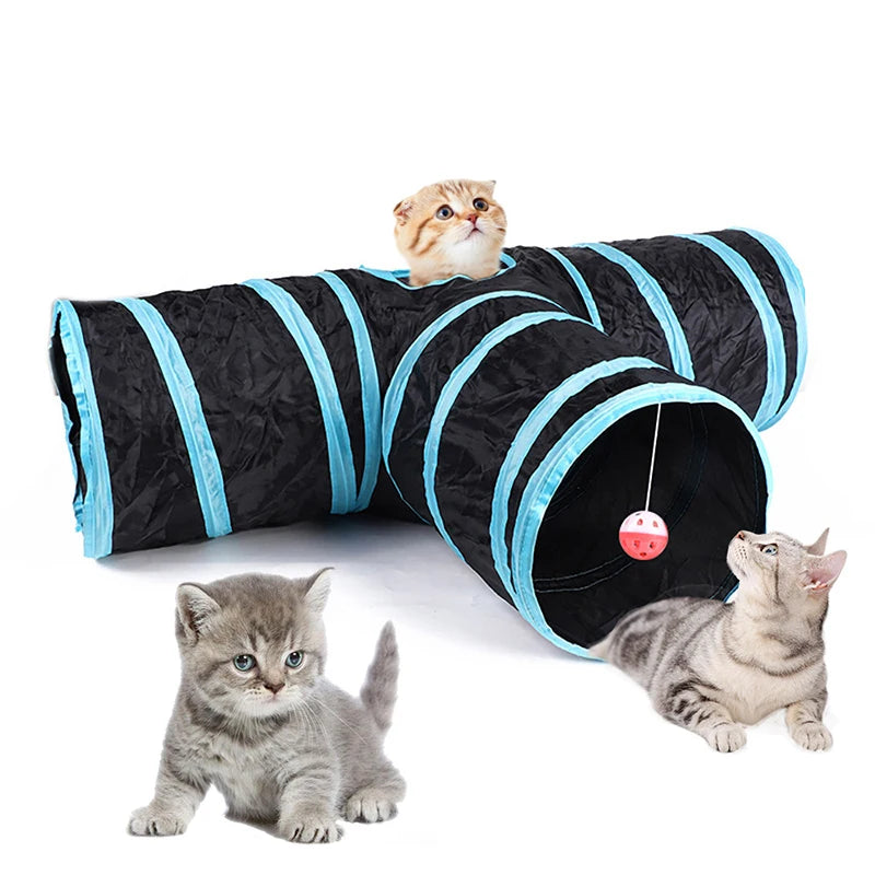 Cat Tunnel - Foldable Breathable Drill Barrel for Indoor