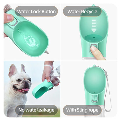 Portable Dog Water Bottle for Small Large Dogs Outdoor Leakproof Walking Drinking Bowls
