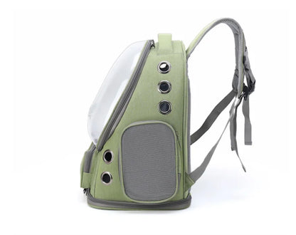 Transparent Breathable Pet Carrier for Cats / Small Dogs