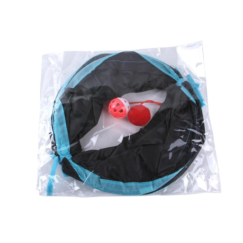 Cat Tunnel - Foldable Breathable Drill Barrel for Indoor