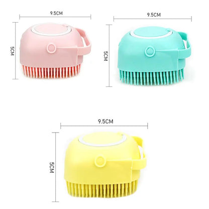 Dog Shampoo Grooming Brush 2.7 oz / 80 ml for Bathing Short Hair