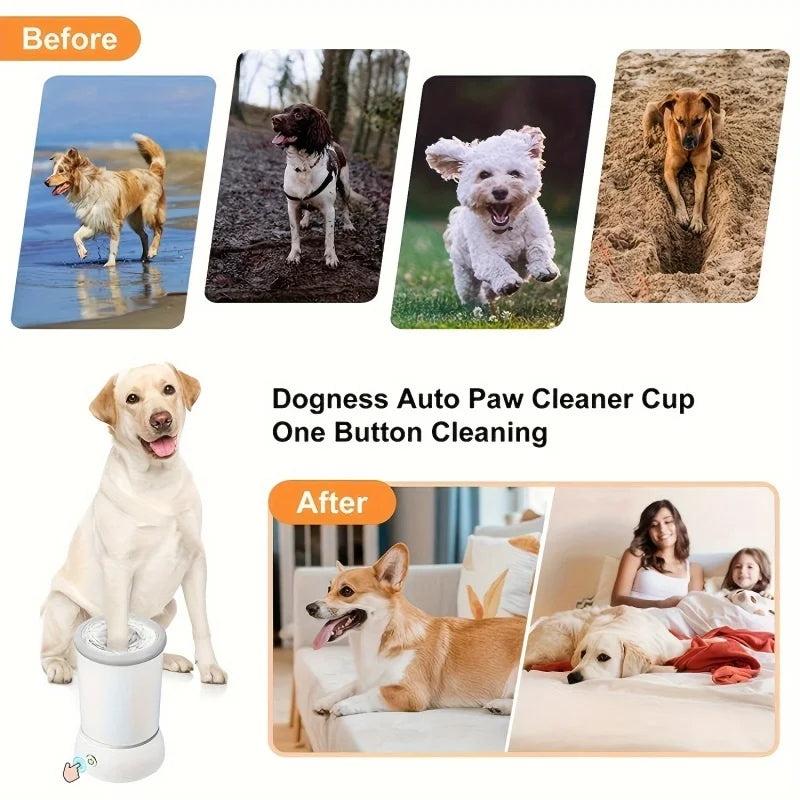 Electrical Automatic Portable Pet Feet Washer Low Noise for Dogs / Cats
