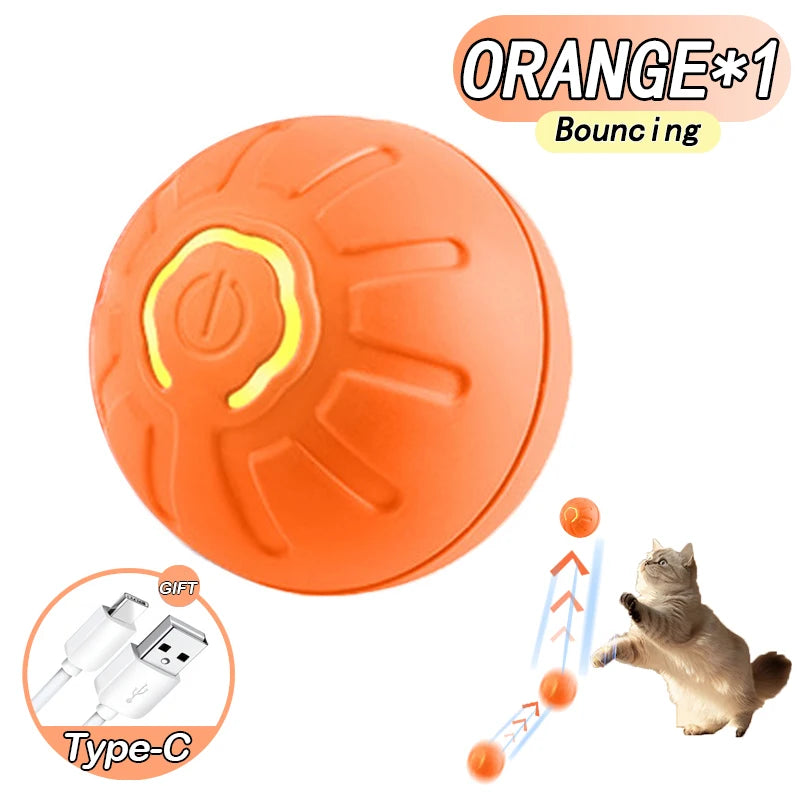 Cat Interactive Bouncing Ball Automatic Rolling Magic Ball