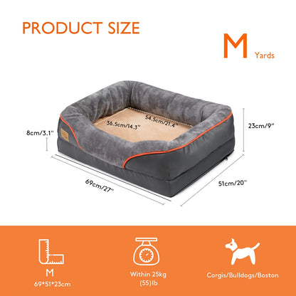 Jumbo Large Orthopedic Dog Bed 