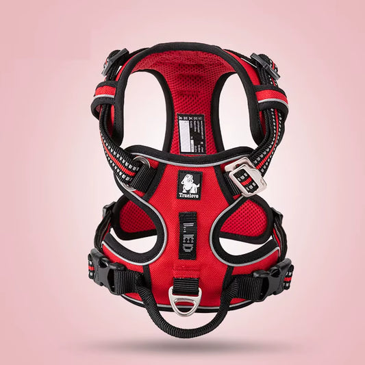 Front Nylon Dog Harness No Pull Vest Soft Adjustable Safety Harness