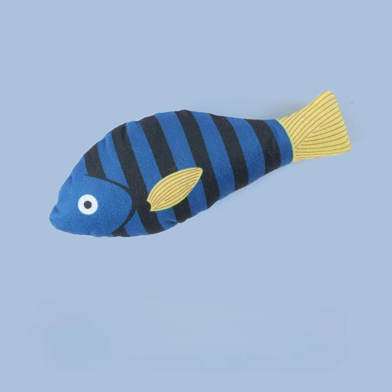 Catnip 3D Simulation Fish Toy for Cats - Interactive Sound