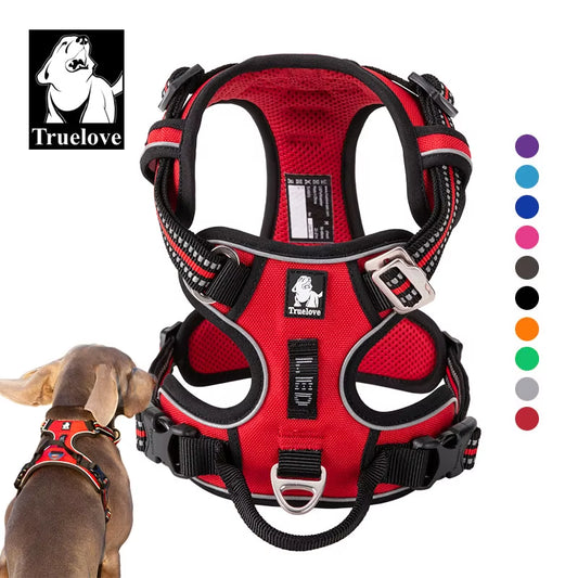 Front Nylon Dog Harness No Pull Vest Soft Adjustable Safety Harness