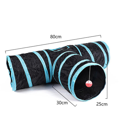 Cat Tunnel - Foldable Breathable Drill Barrel for Indoor