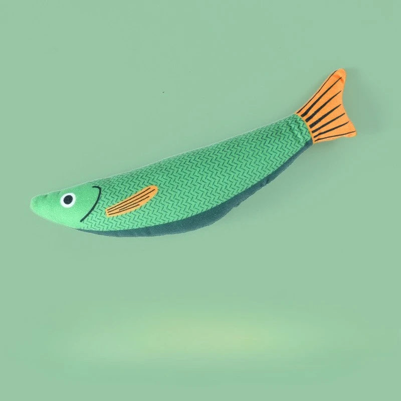 Catnip 3D Simulation Fish Toy for Cats - Interactive Sound