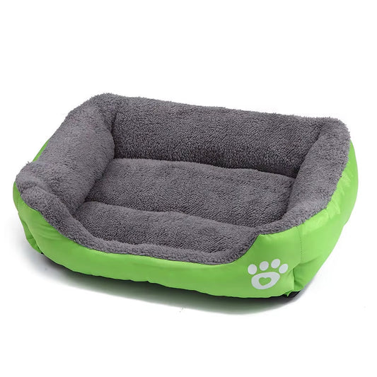 Large Cat/Dog Plush Kennel Bed Washable