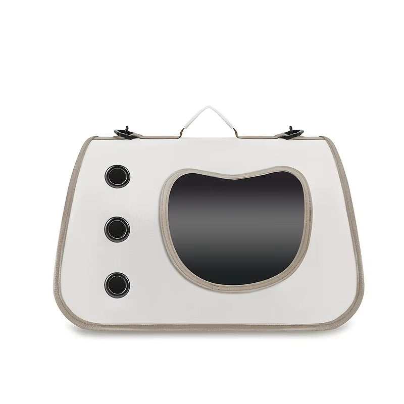 Portable Outdoor Pet Carrier Bag for Small Dogs and Cats, Foldable and Breathable